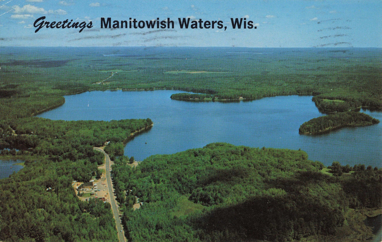 Postcard Rest Lake Manitowish Waters Wisconsin Etsy