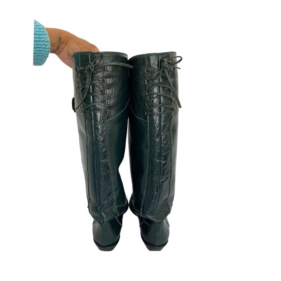 1970s Italian Leather Riding Boots, Size 6 Vintag… - image 8
