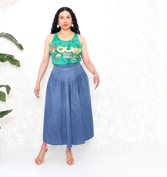 long summer skirts 80s