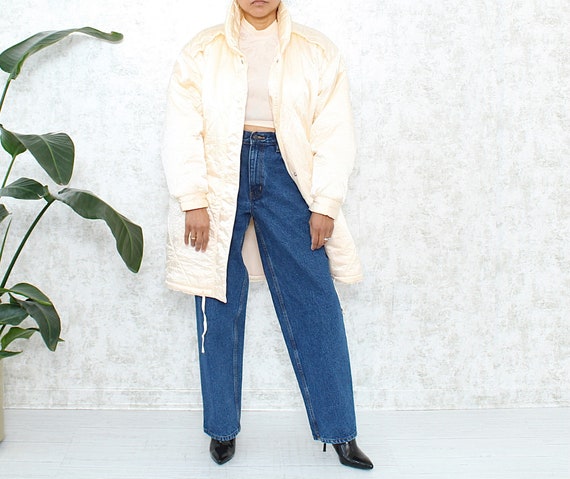 Vintage Quilted Coat | 1980s Puffer Jacket | Overs