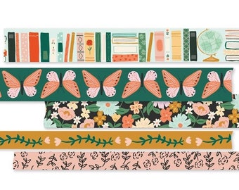 Simple Stories My Story Washi Tape Set, 5 Rolls, Cozy Designs