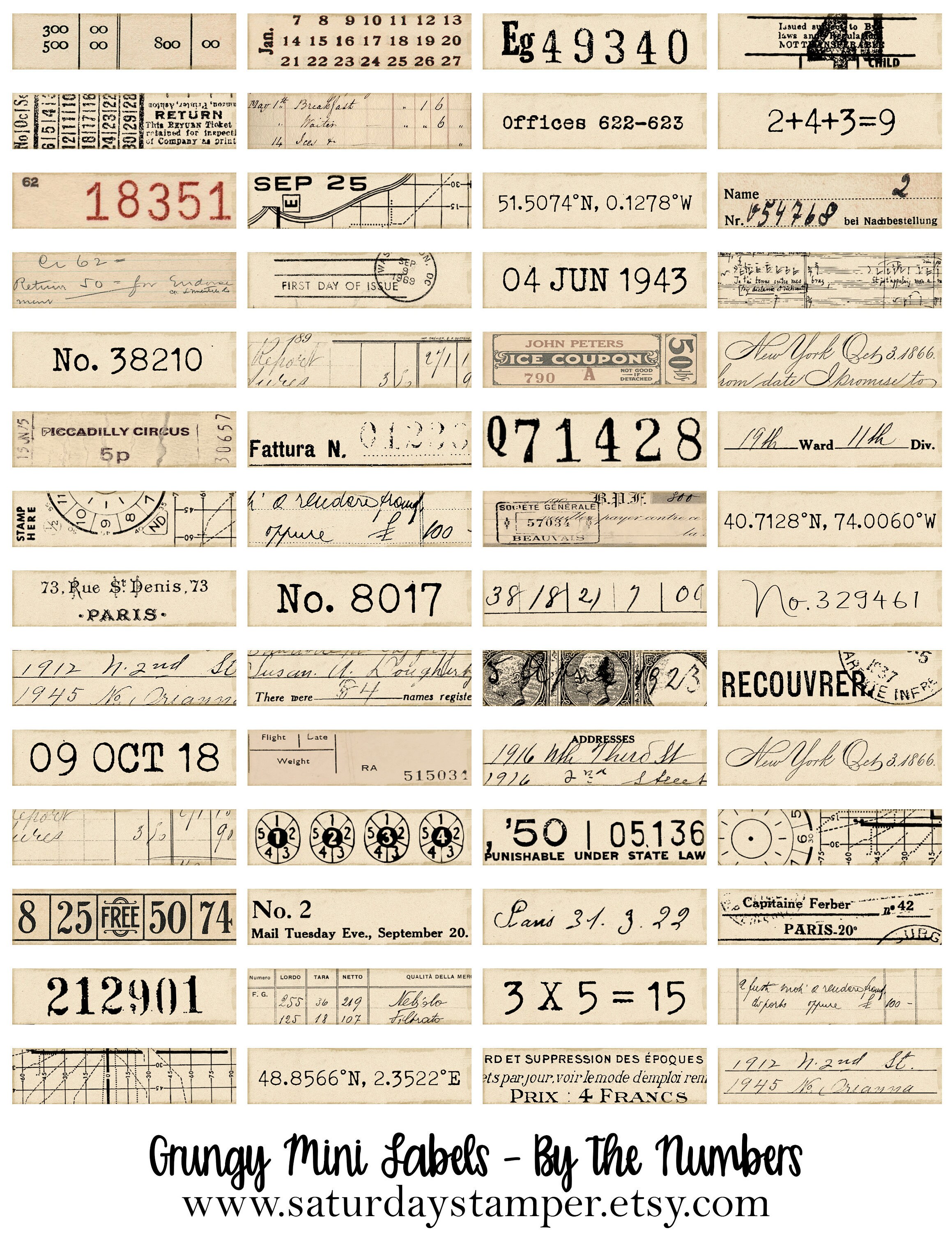 Number Labels Teaching Resources Teachers Pay Teachers Number Labels 