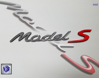 Custom Model S Emblem, Tesla Mod