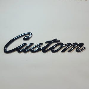 CUSTOM 1970s Vintage Ford Emblem, Car Accessory, Show Car 3D sticker Badge retro Classic car mascot ornament logo Replacement