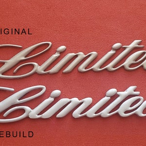 Custom LIMITED Script Auto Emblem, Excursion Mod 3D Sticker