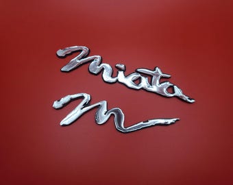 Vintage-Style Mazda M Emblem: 3D Printed Car Badge - MX-5 Miata Accessory