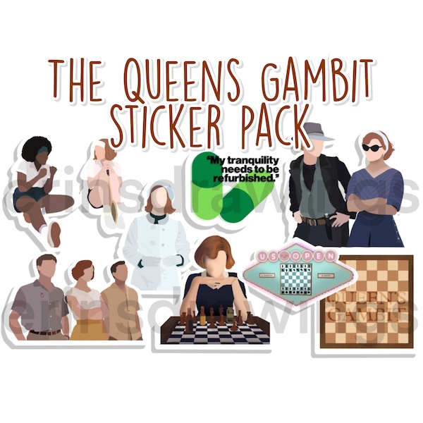 The Queens Gambit Sticker Pack