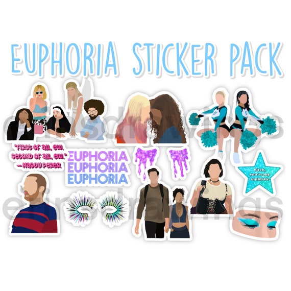 Euphoria Sticker Pack Etsy