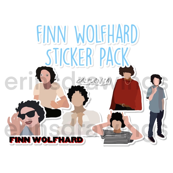 Finn Wolfhard Sticker Pack