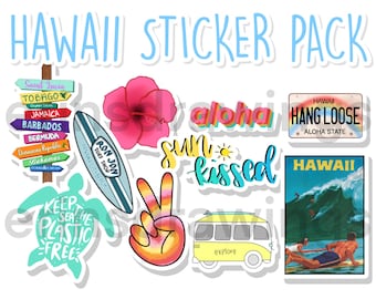 Hawaii Sticker Pack