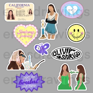 SOUR Olivia Rodrigo Sticker Pack image 2