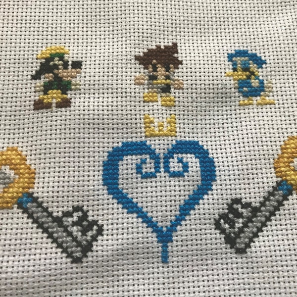 Kingdom Hearts Cross Stitch Pattern ONLY