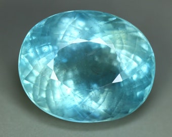 15.81 Cts_ravishing Top Lustrous_100 % Natural Big Blue Aquamarine_brazil