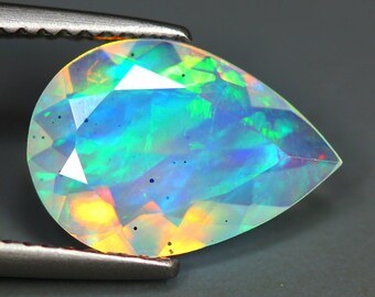 1.71 Cts_extraordinary_100 % Natural Untreated 3d Harlequin Flash Welo Opal