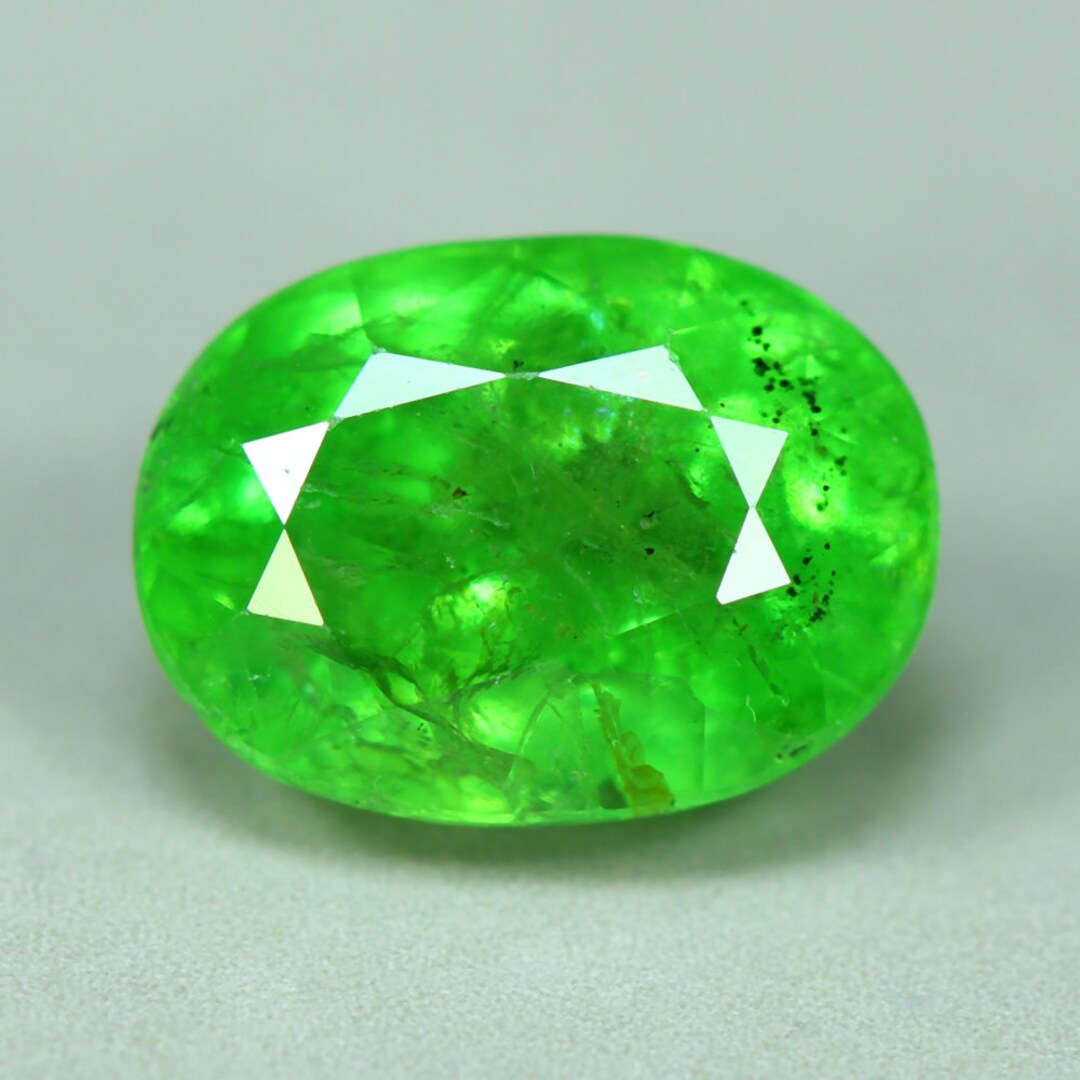 2.23 Cts_unique Gemstone_100 Natural Unheated Tsavorite Etsy