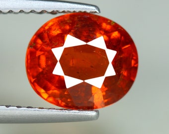 2.70 Cts_great Best Color_100 % Natural Vivid Orange Spessartite Garnet_srilanka