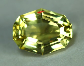 1.67 Cts_vip Gem Collection_100 % Natural Unheated Heliodor Yellow Beryl_brazil