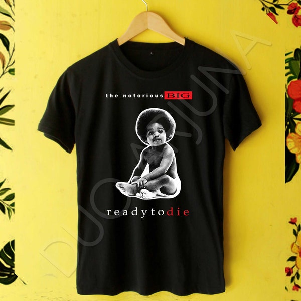 The Notorious B.I.G. Ready to Die T-Shirt, The Notorious BIG Tee, Unisex T-Shirt gildan S-2XL