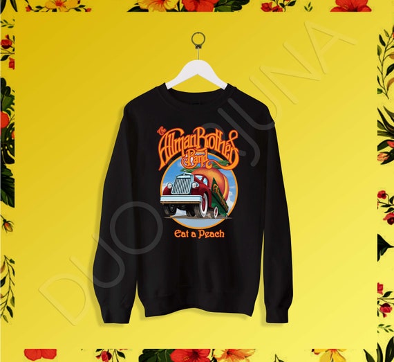The Allman Brothers Band Eat a Peach Truck T Shirt The Allman Brothers Band Sweatshirt Band Rock Vintage 90er Shirt Etsy