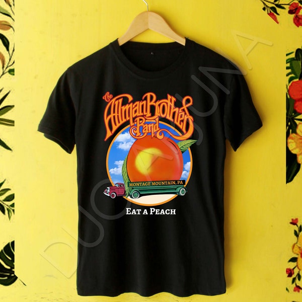 The Allman Brothers Band Eat a Peach T-shirt - The Allman Brothers Band Shirt Band Rock Music logo Vintage 90's tee rare T-shirt