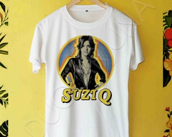 70's スージー・クアトロ Tシャツ VAN ウドー　シングルステッチ　バンド SUZI QUATRO】ロックTシャツ メンズ バンドTシャツ メンズ SUZI QUATRO