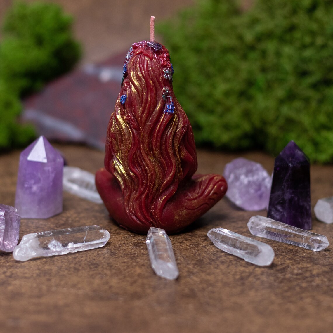 Mother Earth Candle Gaia candle Mother Earth Goddess Etsy