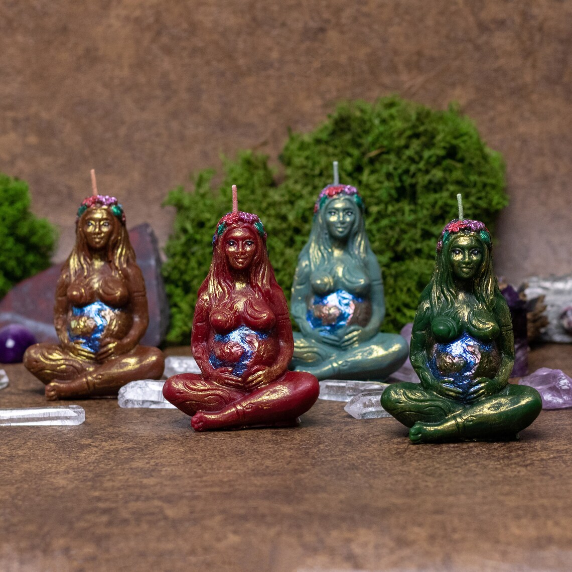 Mother Earth Candle Gaia candle Mother Earth Goddess Etsy