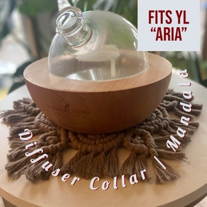Macrame YL Aria Diffuser Skirt / Collar / Coaster | Mandala | Wall Hanging Young Living