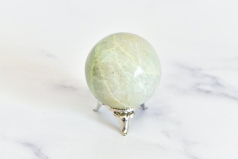 Green Moonstone Sphere 3