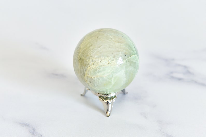 Green Moonstone Sphere 3