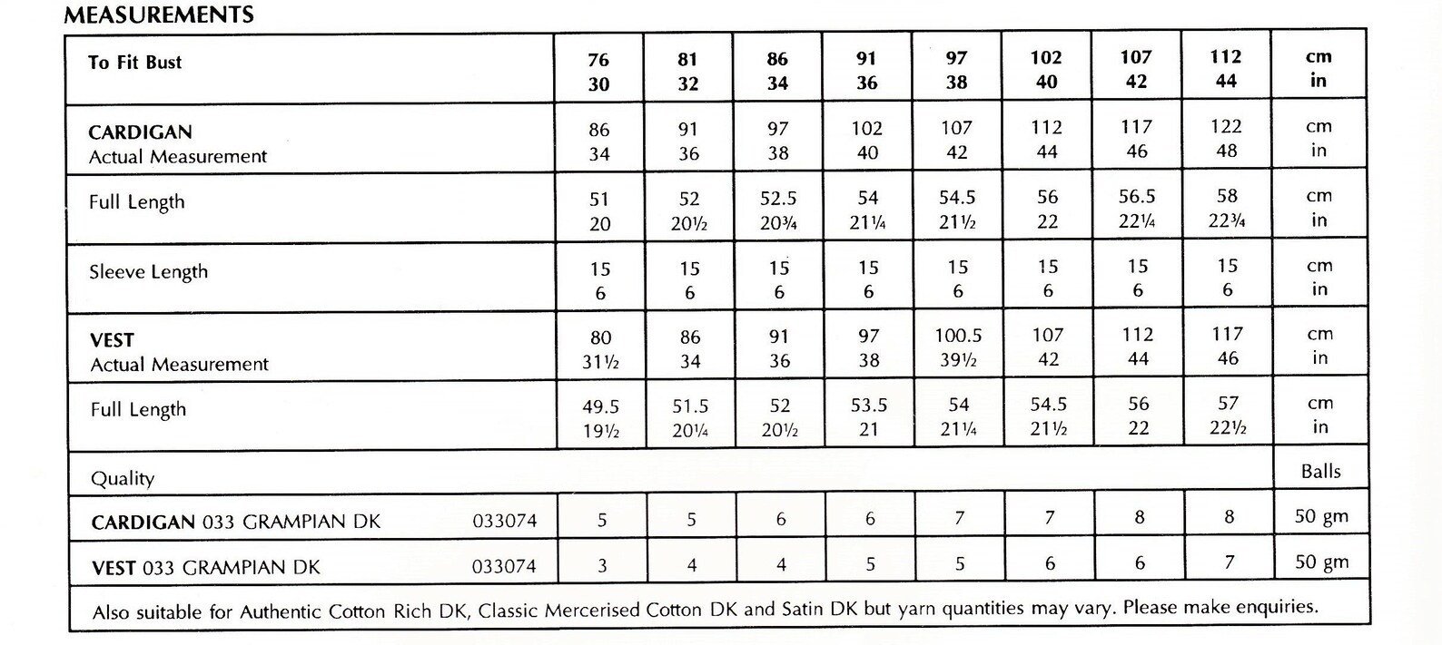 Ladies Knitting Pattern, PDF Vintage Knitting Pattern, Double Knit