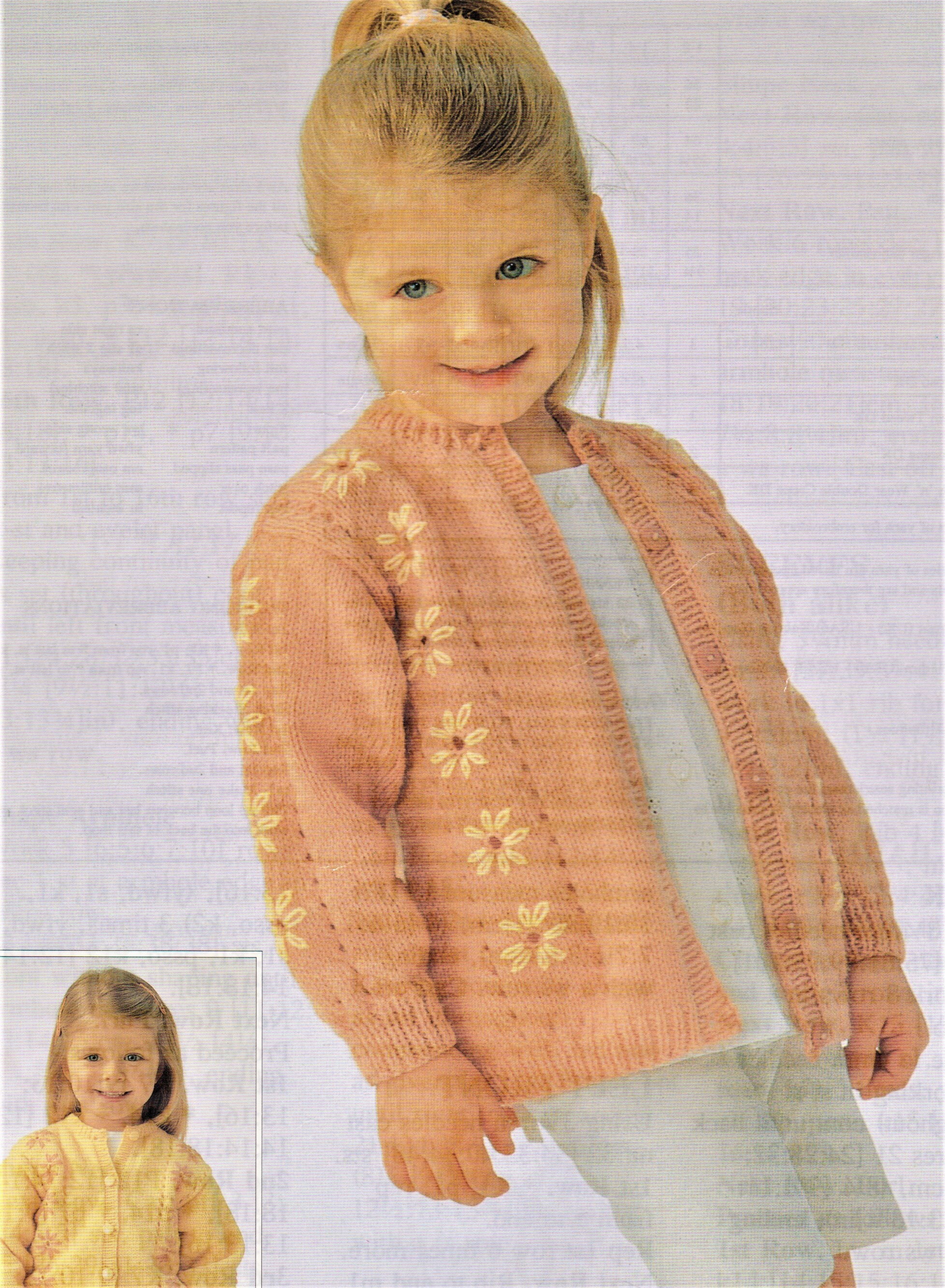 Children's Knitting Pattern, PDF Vintage Knitting Pattern, Age 112 Years, Double Knit, Instant Children's Knitting Pattern, PDF Vintage Knitting Pattern, Age 112 Years, Double Knit, Instant