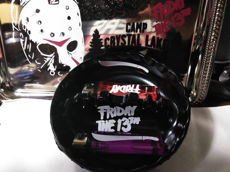 Horror Jason Friday the 13th rolling tray
