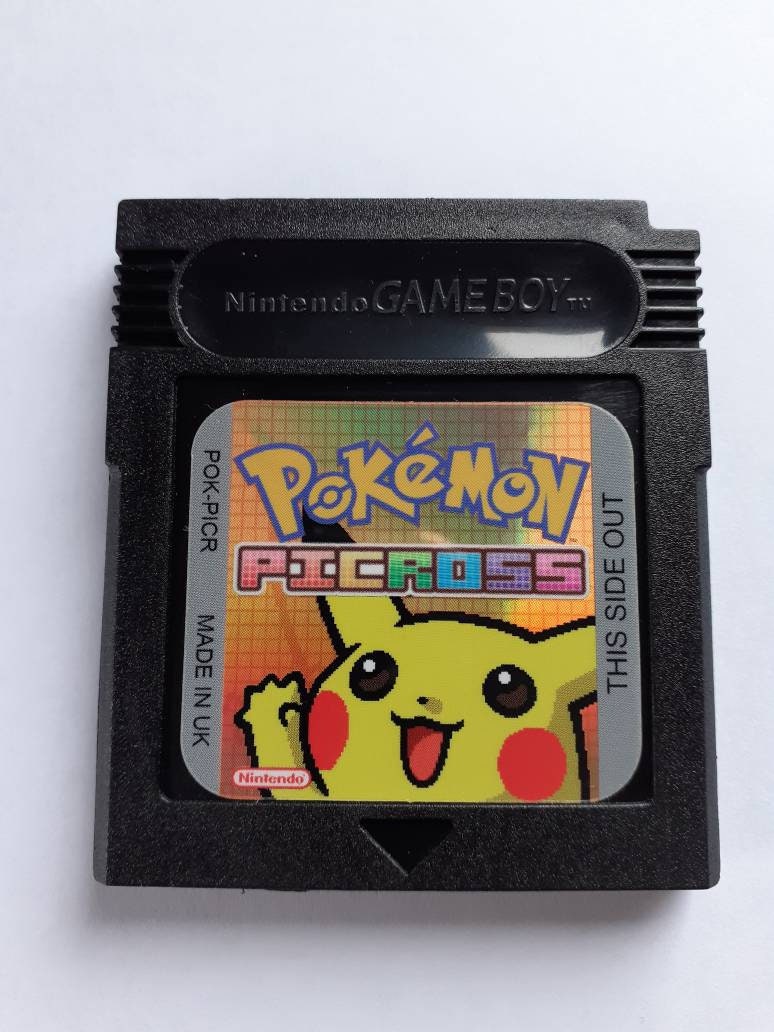 Pokemon Picross For Nintendo Gameboy Color Etsy 日本