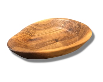 Walnut Tree Fruit Plate , Wooden Snack Bowl , Wooden Chips Bowl , Rustic Snack Bowl , Wooden Cupcake Plate , Wooden Deep Plate
