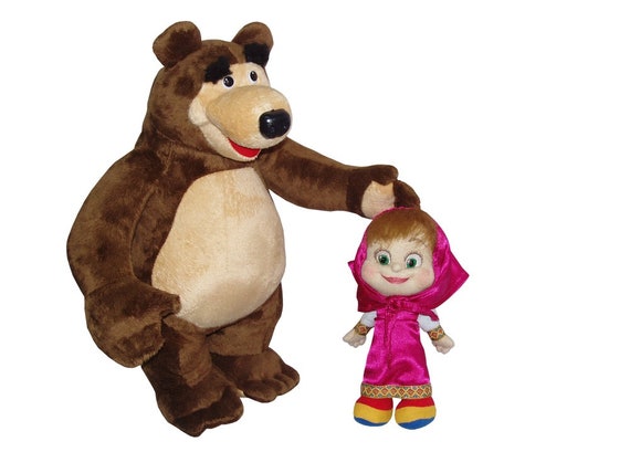 masha and the bear soft toy