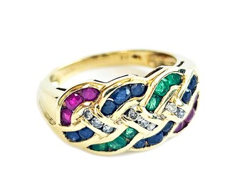 Multimarque Stone Rings Multi-Stone Rings - Rings - Jewellery - Etsy UK