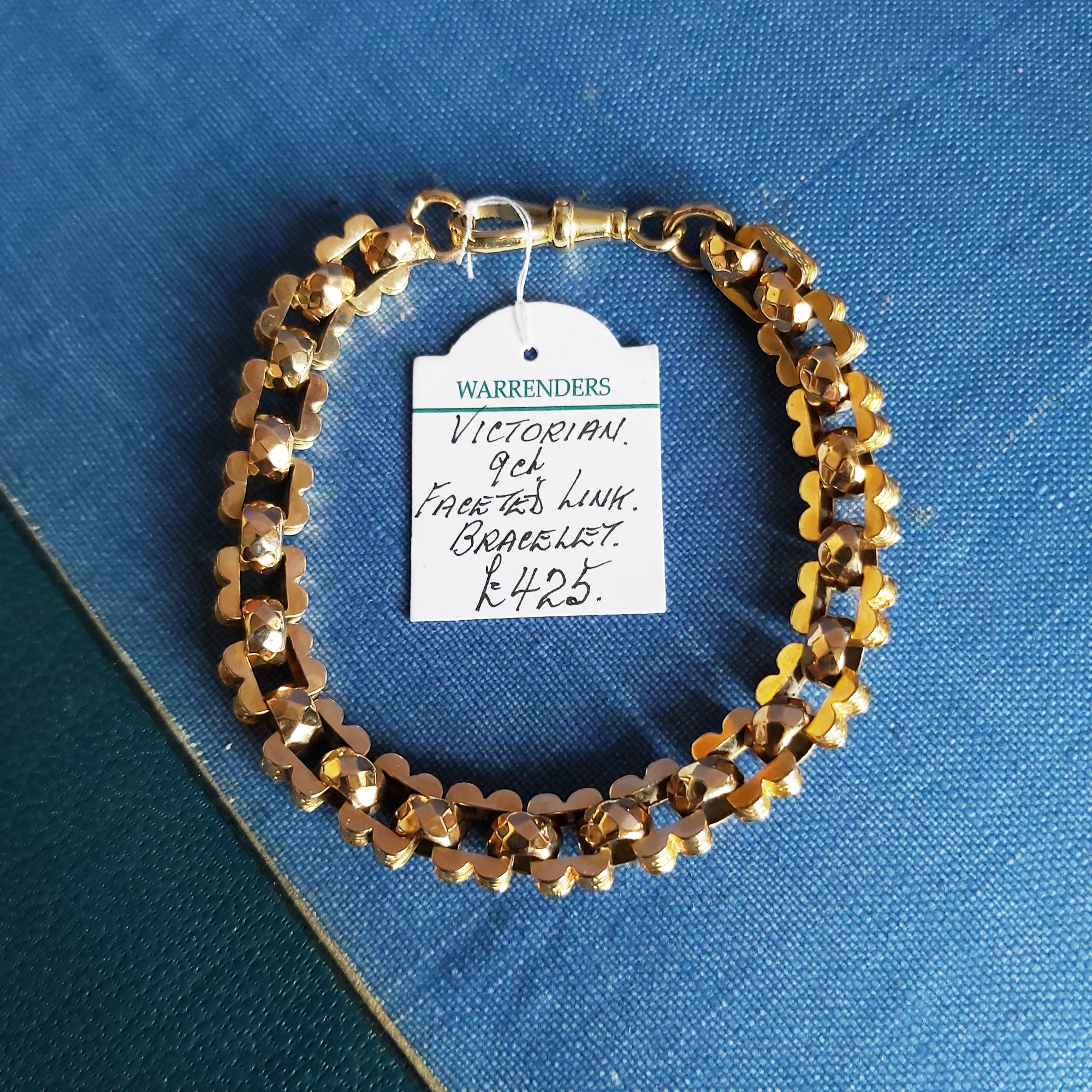 Vintage 9ct Gold Bracelet Etsy