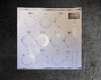 Rosieres Bocuse RBC 127 panneau compatible ensemble d’autocollants de fascia.