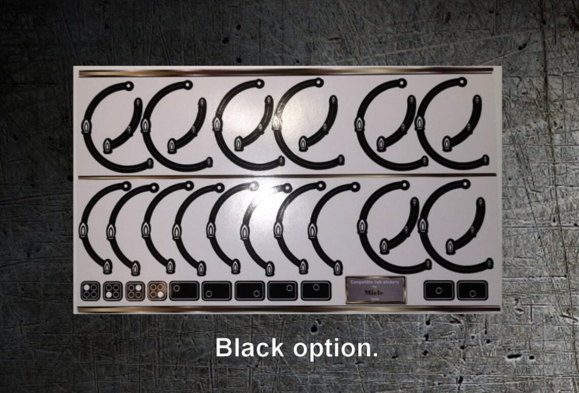 Universal Gas Hob Stickers Compatible With Miele Hobs and More. - Etsy