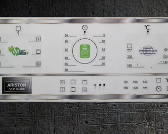 Ariston FZ51 IX AUS Compatible fascia sticker set.