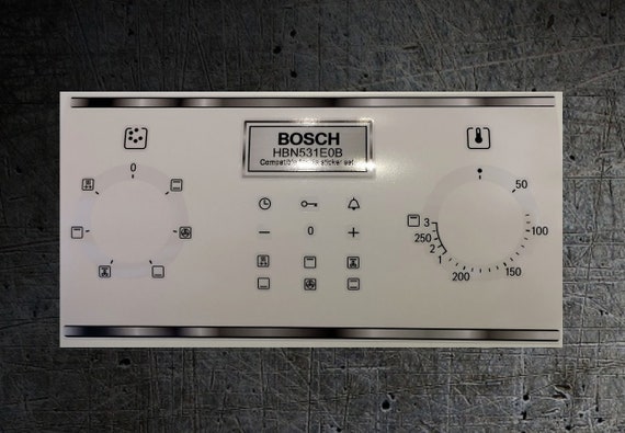 Bosch HBA331EOB et compatible HBN331E5B Fascia autocollants pour porté fronts. 