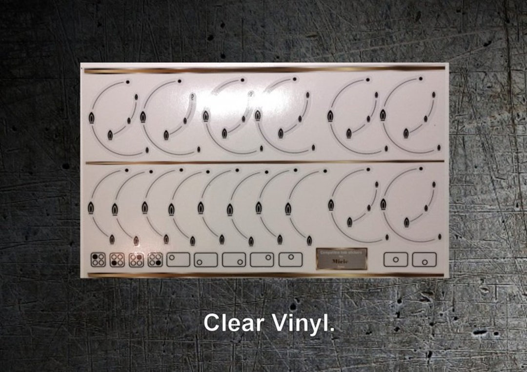 Universal Gas Hob Stickers Compatible With Miele Hobs and More. Etsy