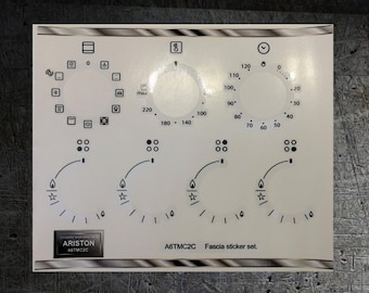 Ariston   A6TMC2 C (X) compatible front fascia sticker set