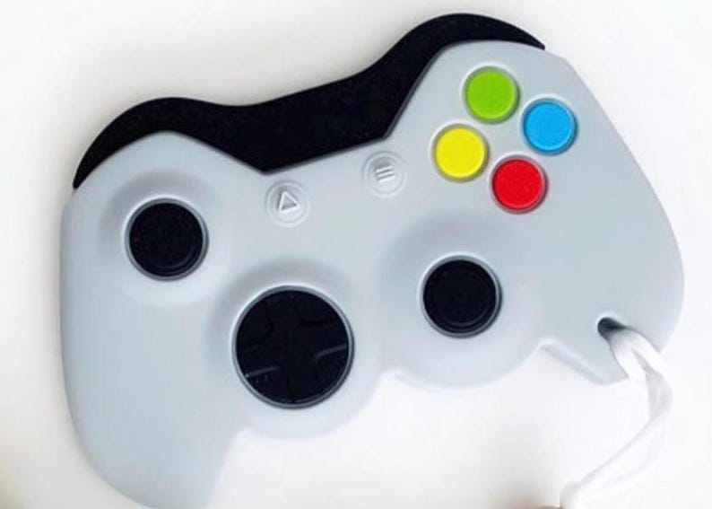 Game Controller Silicone Teething Chew - WE PAY the DUTY & Taxes and Import fees! image 1