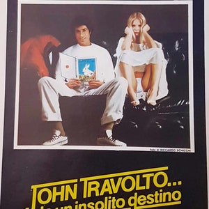 Italian Vintage original movie poster &quot;John Travolto da un insolito destino&quot; 1970s