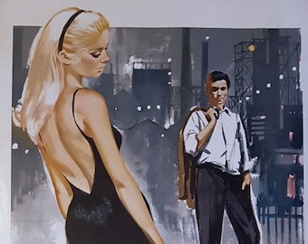 Italienisches Vintage Original Filmposter &quot;La costanza della ragione&quot; Catherine Deneuve 1960er Jahre