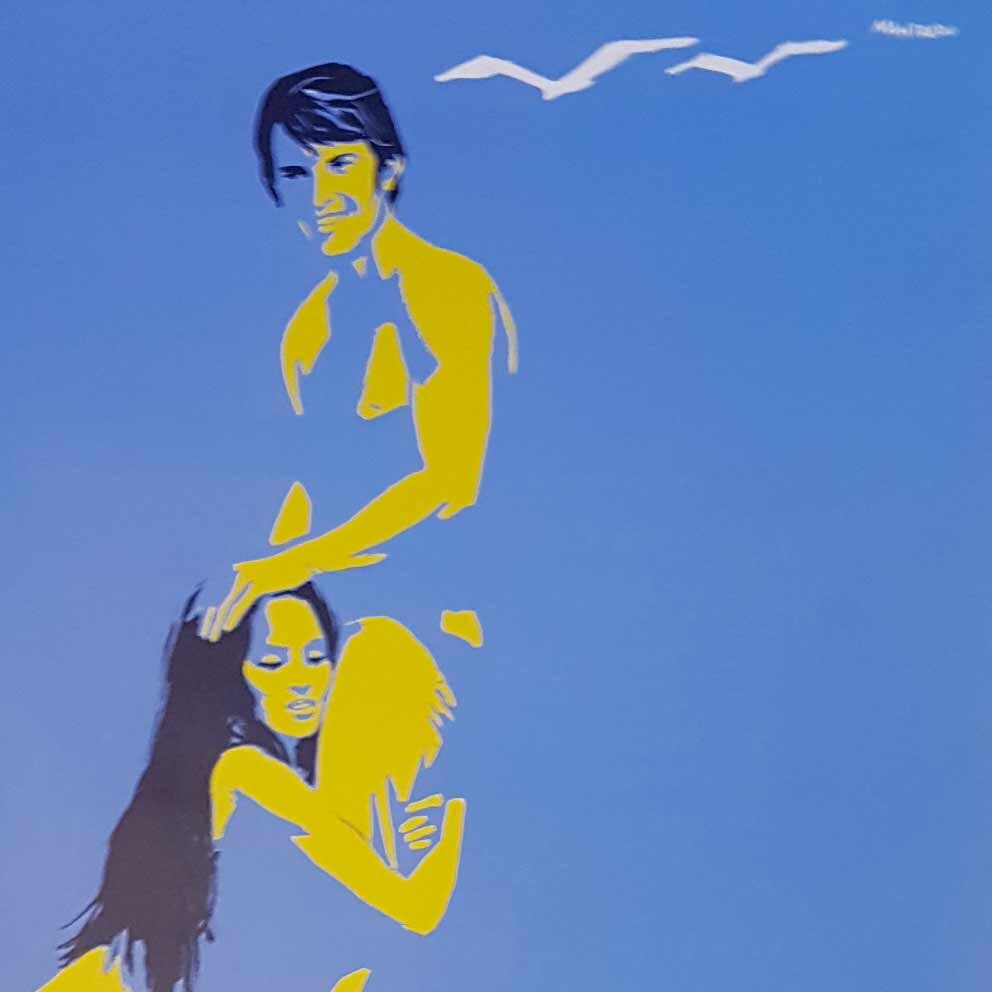 Italienisches Vintage Original Filmposter "Amore Libero Free Love" 1970er Jahre