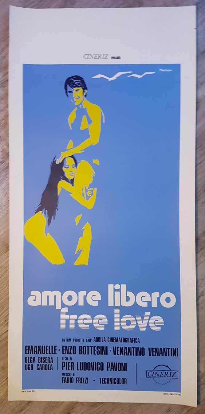 Italian Vintage Original Movie Poster amore Libero Free Etsy Italian Vintage Original Movie Poster amore Libero Free Etsy