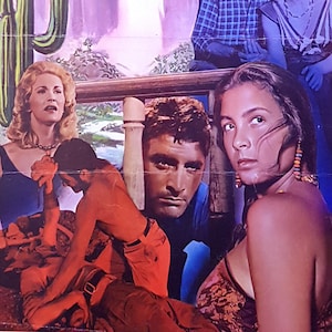 Póster original italiano La Grande Savana 50s